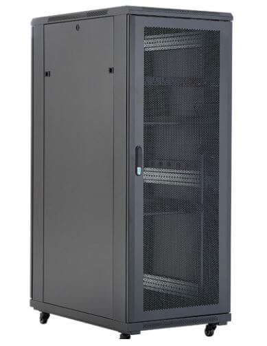 Redstar 27U 600x1000mm Mesh Door Cabinet