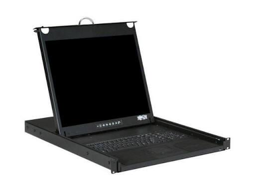 [XL1916i] 16 Port 19" LCD KVM over IP Switch with Rackmount Sliding Drawer and 16 VGA/USB Console Cables