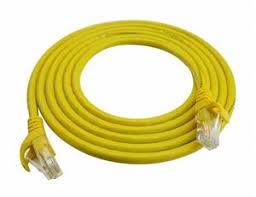 [NCB-C6UYELR1-10] D-Link Cat6 UTP 24 AWG PVC Round Patch Cord - 10m - Yellow Colour