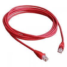 [NCB-C6UREDR1-1] D-Link Cat6 UTP 24 AWG PVC Round Patch Cord - 1m - Red Colour