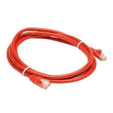 [NCB-C6UREDR1-2] D-Link Cat6 UTP 24 AWG PVC Round Patch Cord - 2m - Red Colour