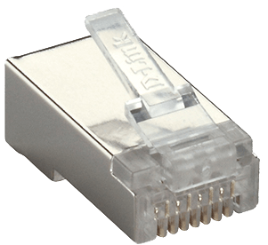 [NPG-6A2MET502-50] D-Link Cat6a Shielded FTP plug with Engraved D-Link Logo-(50pcs/bag)