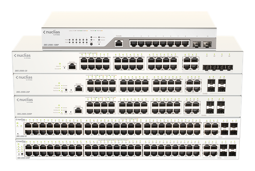 [DBS-2000-10MP] D-Link DBS-2000-10MP 8-Ports 10/100/1000Mbps + 2-Ports GE SFP Cloud Networking Switch