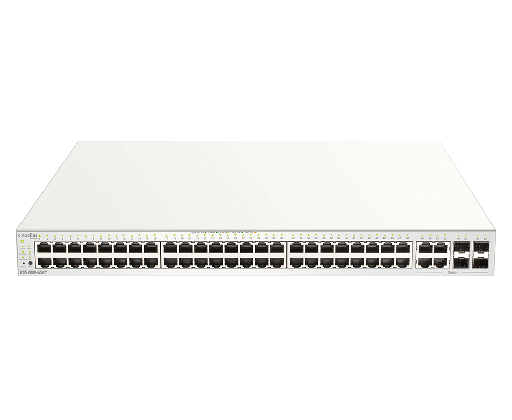 [DBS-2000-52MP] D-Link DBS-2000-52MP 48-Ports 10/100/1000Mbps PoE + 4-Ports Combo GE/SFP Cloud Networking Switch