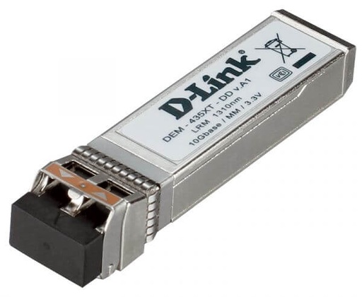 [DEM-435XT-DD] D-Link DEM-435XT-DD 10GBASE-LRM SFP+ Transceiver (with DDM)