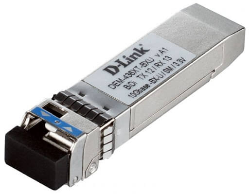 [DEM-436XT-BXU] D-Link DEM-436XT-BXU 10GBASE-LR BiDi SFP+ Transceiver 20km (w/o DDM), TX: 1270nm, RX: 1330nm