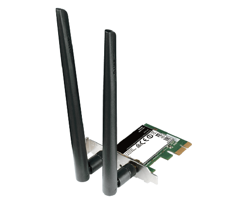 [DWA-582/NA] D-Link DWA-582/NA Wireless AC1200 Dual Band (IEEE 802.11a/b/g/n/ac) PCI Express Adapter