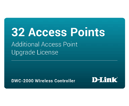 [DWC-2000-AP32-LIC] D-Link DWC-2000-AP32-LIC DWC-2000 license to add additional 32 AP