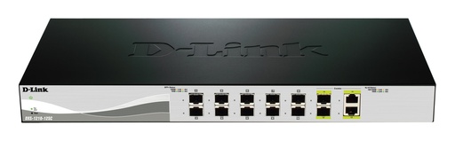 [DXS-1210-12SC/E] D-Link DXS-1210-12SC/E 10G Smart Switch with 10-port 10G SFP+ and 2-port 10GBASE-T/SFP+ combo port