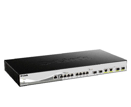 [DXS-1210-12TC] D-Link DXS-1210-12TC 10G Smart Switch with 8-port 10GBASE-T and 2-port 10G/BASE-T SFP