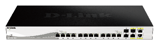 [DXS-1210-16TC] D-Link DXS-1210-16TC 10G Smart Switch with 12-port 10GBASE-T and 2-port 10G SFP+ and 2-port 10GBASE-T/SFP+ combo port