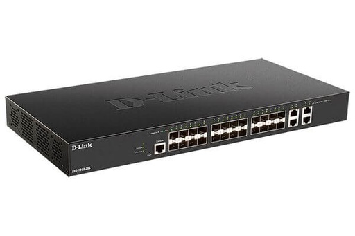 [DXS-1210-28S] D-Link DXS-1210-28S 10G Smart Switch with 24-port 10G SFP+ and 4-port 10GBASE-T ports