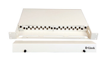[NLU-FMSLLCR-12] D-Link LIU 12 Port Rack Mount Patch Panel loaded with 12 Simplex LC Multimode Adapters- Fixed