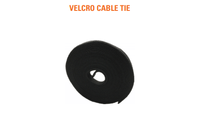 [NVC-010] D-Link Velcro Cable Tie - Width:10mm Length:5m ( Black Colour) with PE Bag