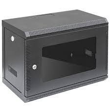 D-Link 6U(600*600mm) wall mount rack with glass door