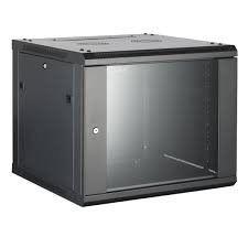 [NWR-9U-6045-BL-GL] D-Link 9U(600*450mm) wall mount rack with glass door
