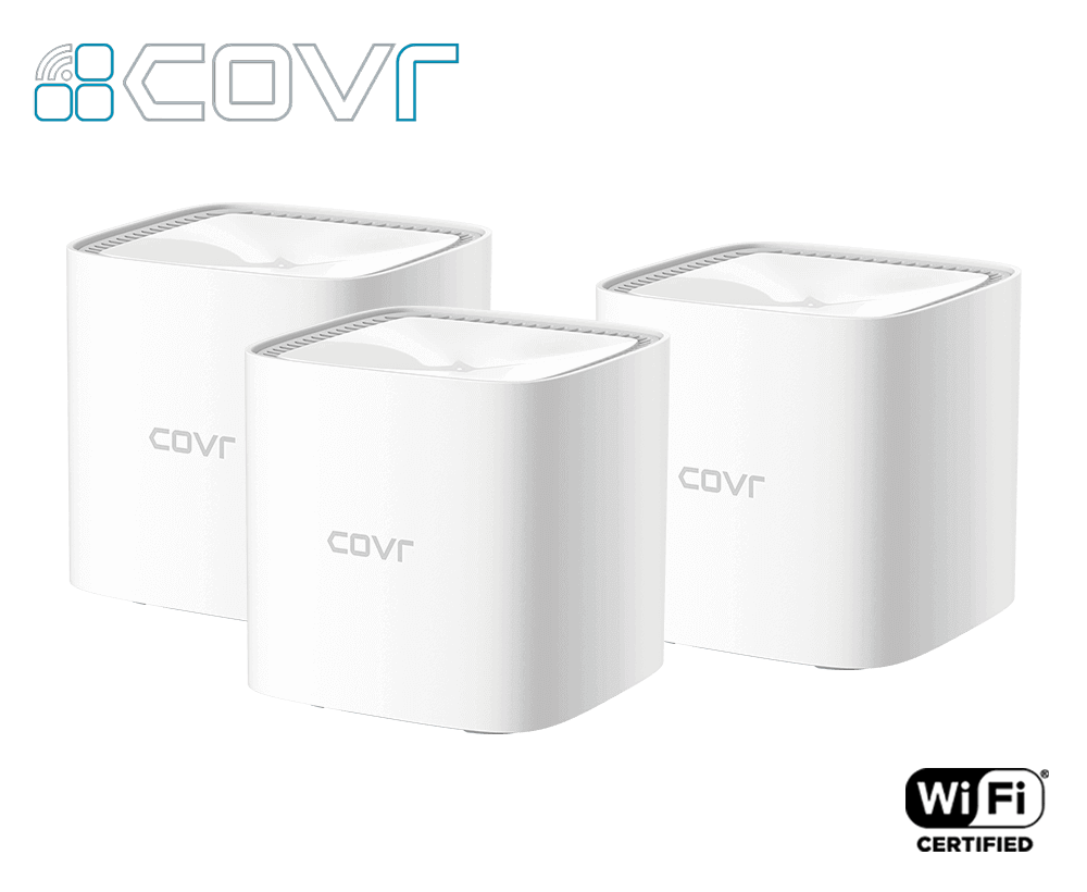 D-Link COVR-1103/BNA Covr Intelligent AC1200 Whole Home Wi-Fi Certified EasyMesh Router Kit - Pack of 3 units