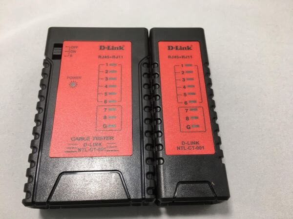 [NTL-CT-001] D-Link Cable Tester - Detected Cable Type: RJ-11,RJ-45 , Testing Double Twisted Cables 1,2,3,4,5,6,7,8 and G