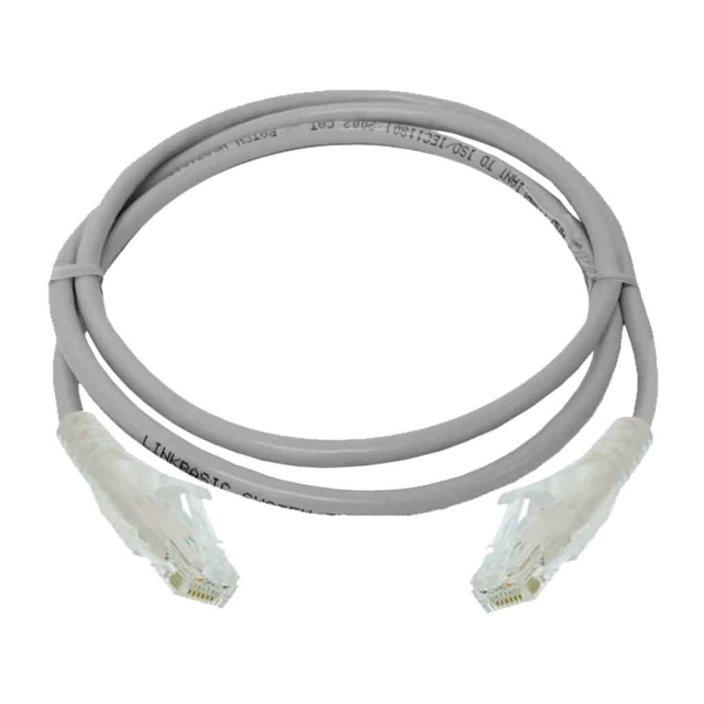 D-Link Cat6 STP 26 AWG PVC Round Patch Cord - 3m - Grey Colour