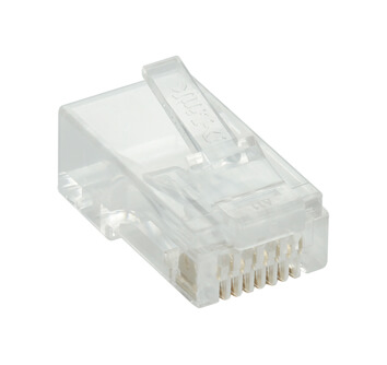 D-Link Cat6 UTP (1Pcs) Modular Plugs - Transparent Colour with Engraved D-link Logo (100 Pcs/Bag)