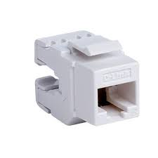 [NKJ-C6WHI1B21] D-Link Cat6 UTP 180 Punch Down Keystone Jack - White Colour