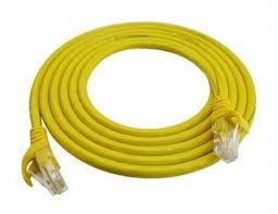 D-Link Cat6 UTP 24 AWG PVC Round Patch Cord - 15m - Yellow Colour