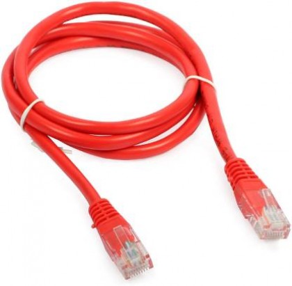 D-Link Cat6 UTP 24 AWG PVC Round Patch Cord - 3m - Red Colour