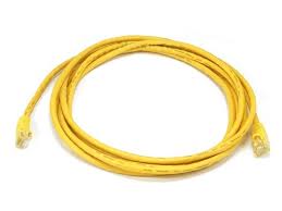 D-Link Cat6 UTP 24 AWG PVC Round Patch Cord - 3m - Yellow Colour