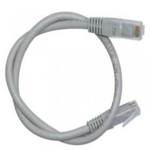 D-Link Cat6 UTP 24 AWG PVC Round Patch Cords- 0.5m- Grey Colour