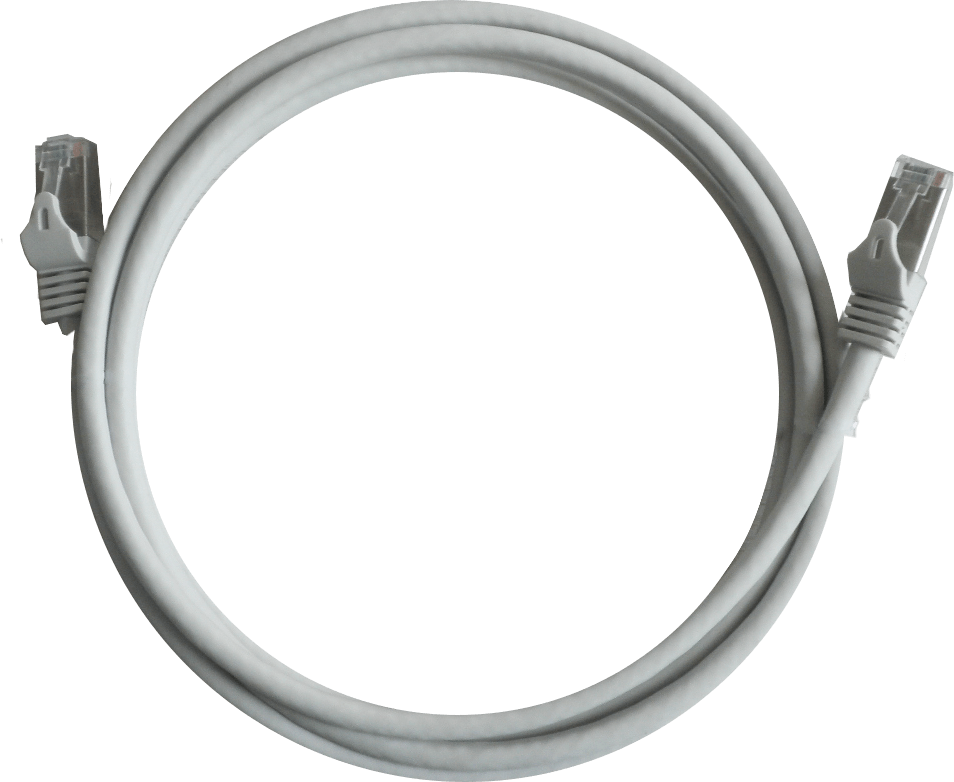 [NCB-6ASGRYR1-1-LS] D-Link Cat6A 10G Shielded U/FTP 26 AWG LSZH Round Patch Cord - 1m - Grey Colour