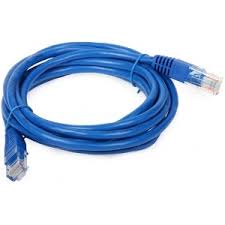 [NCB-6AUBLUR1-1] D-Link Cat6A 10G UTP 24 AWG PVC Round Patch Cord - 1m - Blue Colour