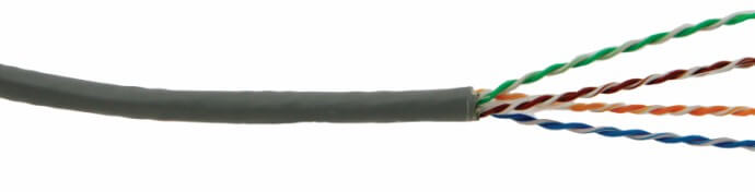 [NCB-6AUGRYR-305] D-Link Cat6A 10G UUTP 23AWG PVC Solid Cable - 305m/Roll - Grey Colour