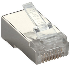 D-Link Cat6a Shielded FTP plug with Engraved D-Link Logo-(50pcs/bag)