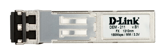 D-Link DEM-211 100 base FX Mutlimode mode 2KMs SFP transceiver ( for DES-12xx, DGS36xx series)