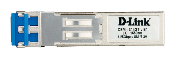 D-Link DEM-314GT 1-port SFP LH SM Fibre Transiever (Up to 50Km, Support 3.3v Power)