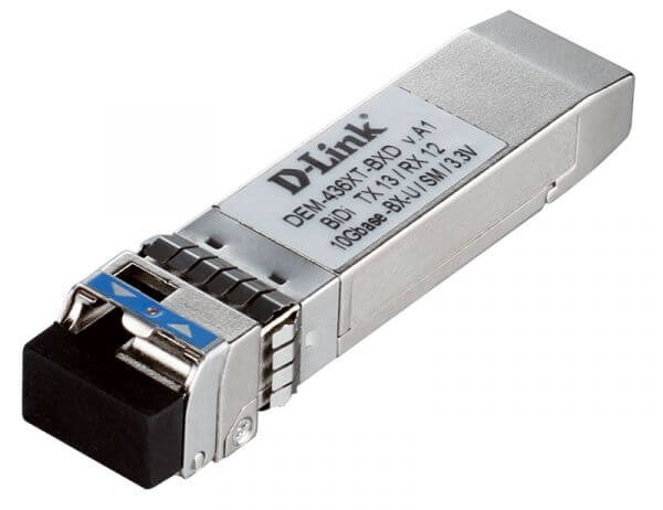 D-Link DEM-436XT-BXD 10GBASE-LR BiDi SFP+ Transceiver 20km (w/o DDM), TX: 1330nm, RX: 1270nm