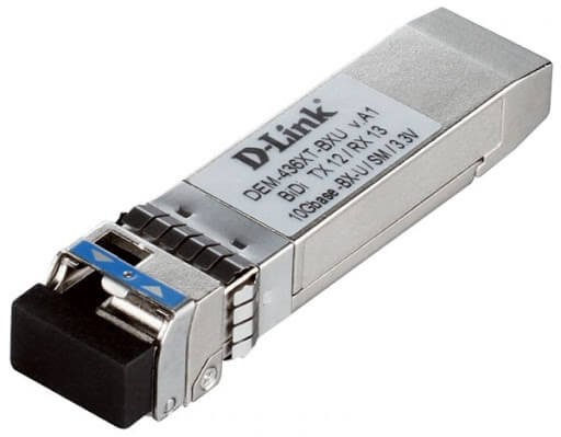 D-Link DEM-436XT-BXU 10GBASE-LR BiDi SFP+ Transceiver 20km (w/o DDM), TX: 1270nm, RX: 1330nm