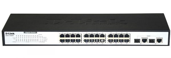 D-Link DES-1026G/E 24-port 10/100Mbps + 2 Combo 10/100/1000Mbps/SFP Unmanaged Standalone Switch