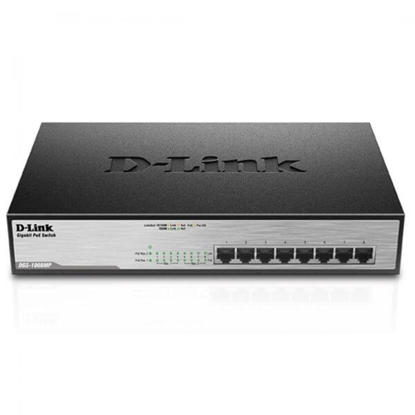 [DGS-1008MP] D-Link DGS-1008MP | 8-port Unmanaged PoE Switch