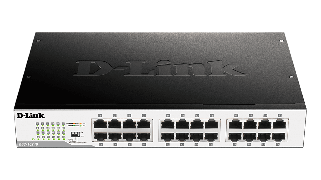 [DGS-1024C/B] D-Link DGS-1024D | 24-port Unmanaged Gigabit Switch