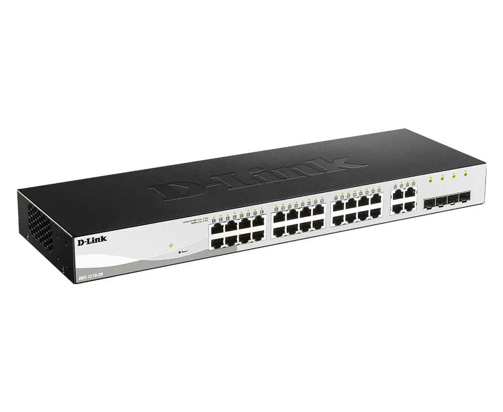 D-Link DGS-1210-28 | 28-Port Gigabit Smart Managed PoE Switch
