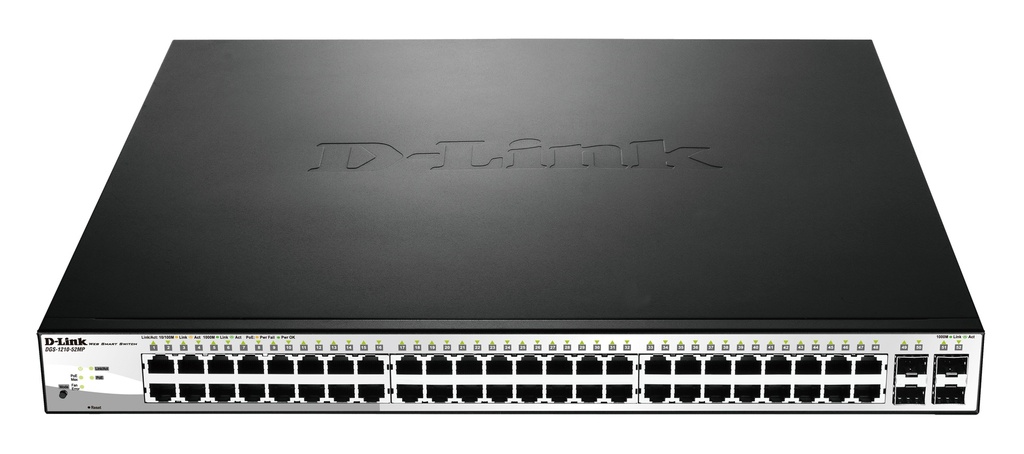[DGS-1210-52MP] D-Link DGS-1210-52MP | 52-Port Gigabit Smart Managed PoE Switch