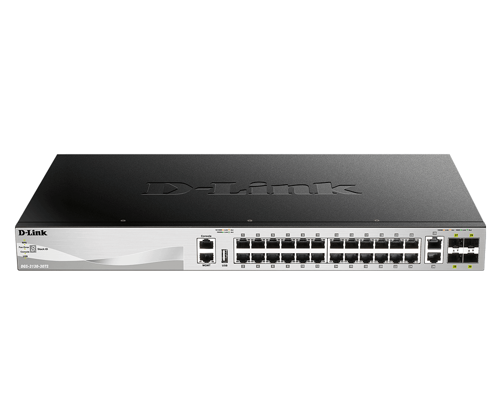 D-Link DGS-3130-30TS | 30-Port Managed Gigabit Switch