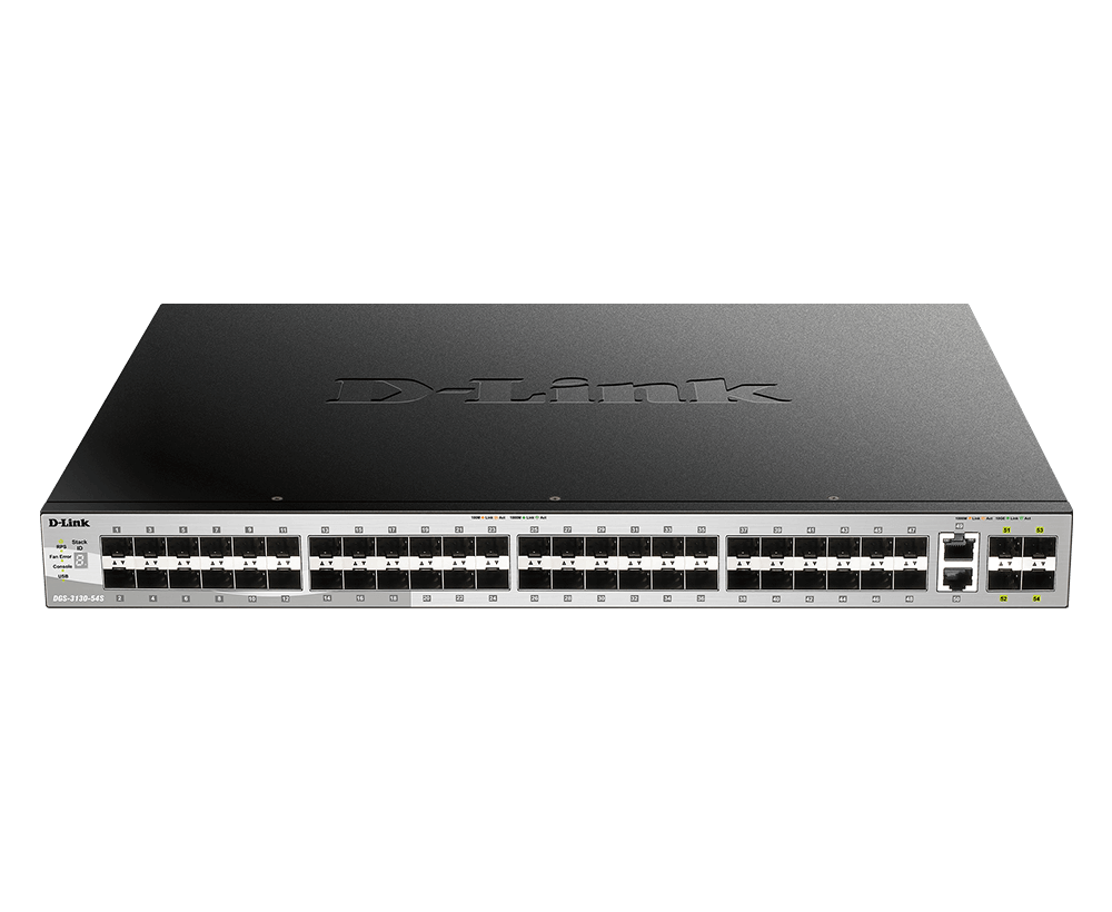 [DGS-3130-54S] D-Link DGS-3130-54S | 54-Port Managed Gigabit PoE Switch