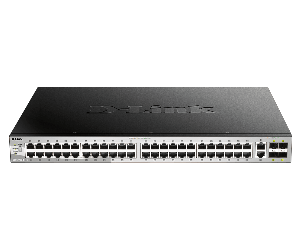 [DGS-3130-54TS] D-Link DGS-3130-54TS | 54-Port Gigabit Managed Switch