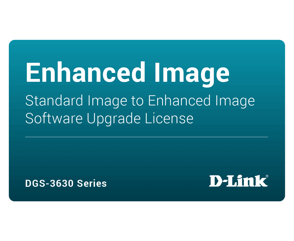 D-Link DGS-3630-28SC-EM-LIC DGS-3630-28SC DLMS License Pack from Enhanced Image to MPLS Image