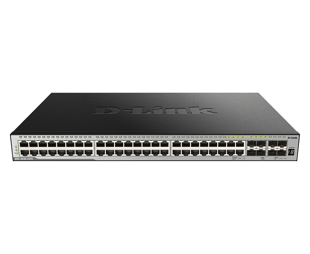 D-Link DGS-3630-52TC | 52-Port Managed Gigabit Switch