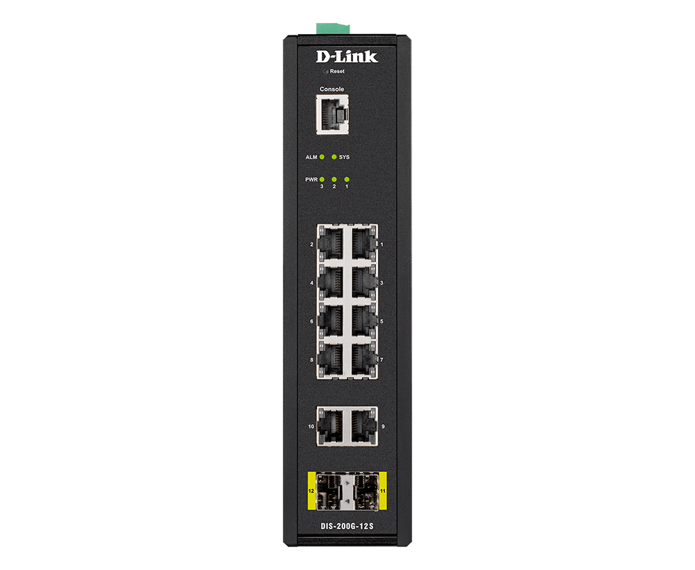 [DIS-200G-12S/U] D-Link DIS-200G-12S | 12-Port Managed Switch