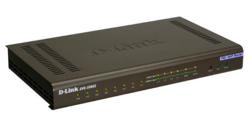 D-Link DVG-5008S VoIP Gateway with built-in 8 FXS