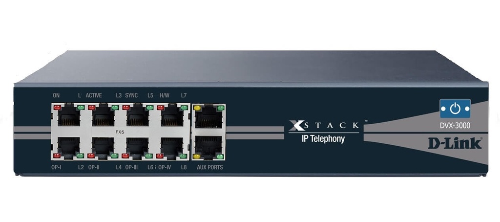 D-Link DVX-3000 Asterisk based IPPBX with upto 100 user support